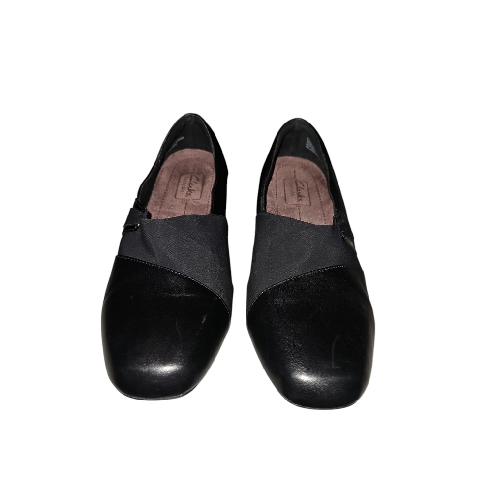 Clarks Women's Black Everyday Pumps Size 8W - Picture 1 of 5